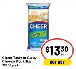 Ritchies Cheer Tasty Cheese Block offer