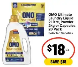 Ritchies OMO Ultimate Laundry Liquid offer