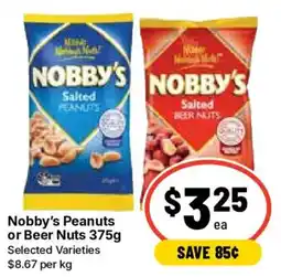 Ritchies Nobby's Peanuts or Beer Nuts offer