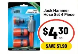 Ritchies Jack Hammer Hose Set 4 Piece offer