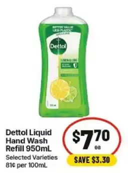 IGA Dettol Liquid Hand Wash Refill offer