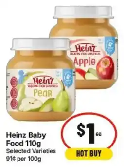 IGA Heinz Baby Food offer