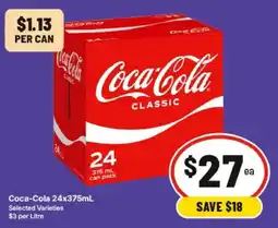 IGA Coca-Cola Classic offer
