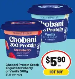 IGA Chobani Protein Greek Yogurt offer