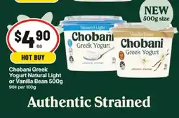 IGA Chobani Greek Yogurt offer