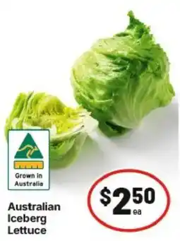 IGA Australian Iceberg Lettuce offer
