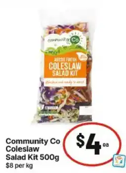 IGA Community Co Coleslaw Salad Kit offer