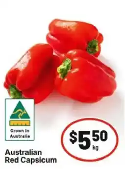 IGA Australian Red Capsicum offer