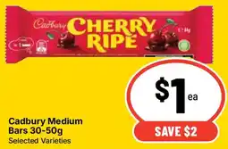 Ritchies Cadbury Medium Bars offer