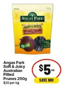 IGA Angas Park Soft & Juicy Australian Pitted Prunes offer