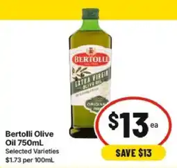 IGA Bertolli Olive Oil offer