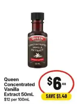 IGA Queen Concentrated Vanilla Extract offer