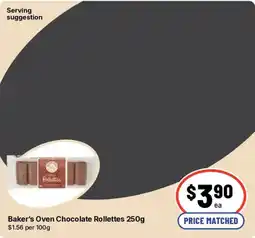 Ritchies Baker's Oven Chocolate Rollettes offer