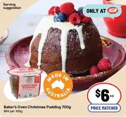Ritchies Baker's Oven Christmas Pudding offer