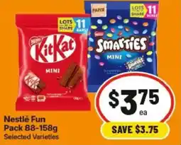 IGA Nestlé Fun Pack Selected Varieties offer