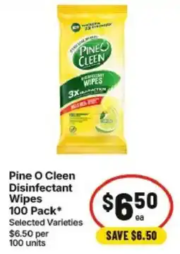 IGA Pine O Cleen Disinfectant Wipes offer