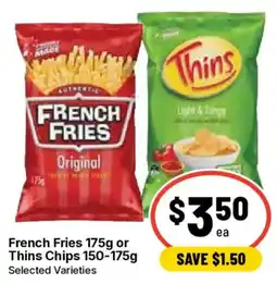 Ritchies French Fries Thins Chips offer