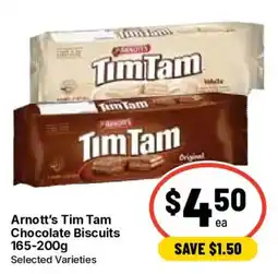 Ritchies Arnott's Tim Tam Chocolate Biscuits offer
