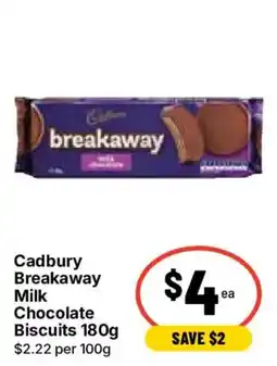 Ritchies Cadbury Breakaway Milk Chocolate Biscuits offer