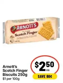 Ritchies Arnott's Scotch Finger Biscuits offer