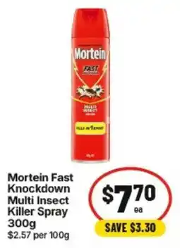 IGA Mortein Fast Knockdown Multi Insect Killer Spray offer