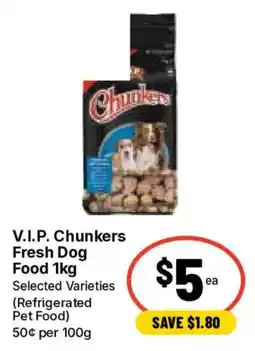 Ritchies V.I.P. Chunkers Fresh Dog Food offer