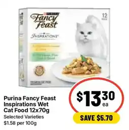 Ritchies Purina Fancy Feast Inspirations Wet Cat Food offer