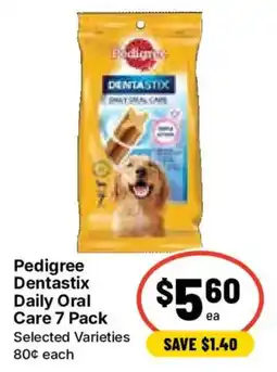 Ritchies Pedigree Dentastix Daily Oral Care 7 Pack offer