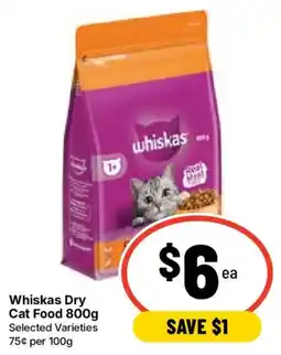 Ritchies Whiskas Dry Cat Food offer