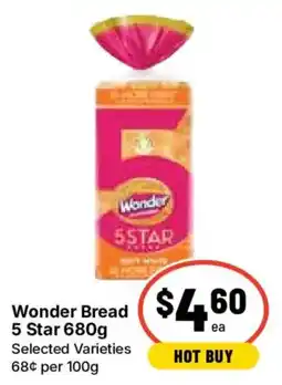 Ritchies Wonder Bread 5 Star offer