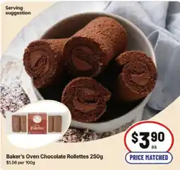IGA Baker's Oven Chocolate Rollettes offer