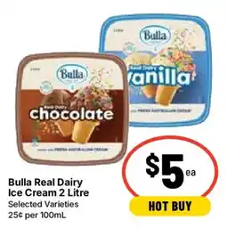 Ritchies Bulla Real Dairy Ice Cream offer