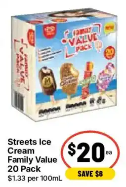 Ritchies Streets Ice Cream Family Value 20 Pack offer