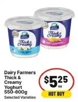 IGA Dairy Farmers Thick & Creamy Yoghurt offer