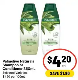 Ritchies Palmolive Naturals Shampoo or Conditioner offer