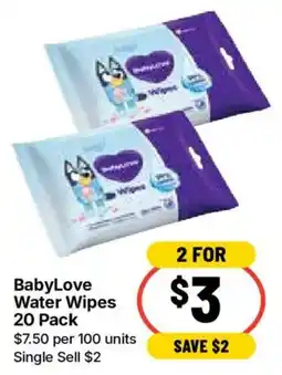 Ritchies BabyLove Water Wipes offer