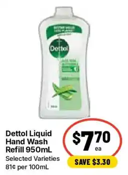 Ritchies Dettol Liquid Hand Wash Refill offer