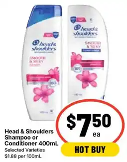 Ritchies Head & Shoulders Shampoo or Conditioner offer