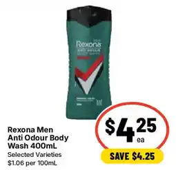 Ritchies Rexona Men Anti Odour Body Wash offer