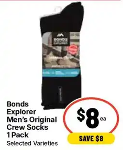 Ritchies Bonds Explorer Men's Original Crew Socks offer