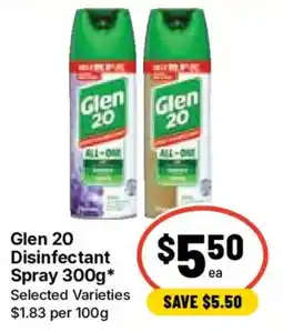 Ritchies Glen 20 Disinfectant Spray offer