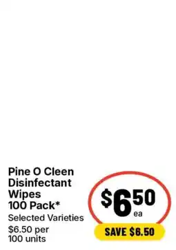 Ritchies Pine O Cleen Disinfectant Wipes offer