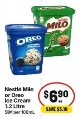 IGA Nestlé Milo or Oreo Ice Cream offer