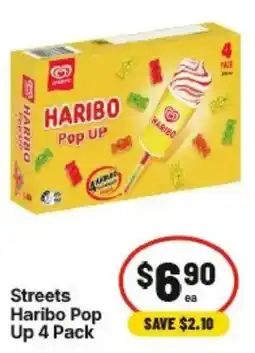 IGA Streets Haribo Pop Up 4 Pack offer