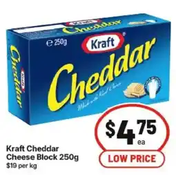 IGA Kraft Cheddar Cheese Block offer