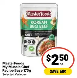 Ritchies MasterFoods My Muscle Chef Recipe Base offer