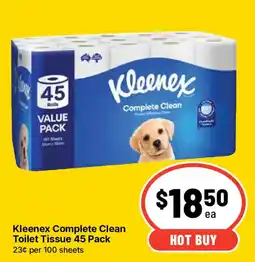 Ritchies Kleenex Complete Clean Toilet Tissue offer