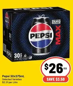Ritchies Pepsi Max Zero Sugar offer