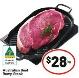 IGA Australian Beef Rump Steak offer