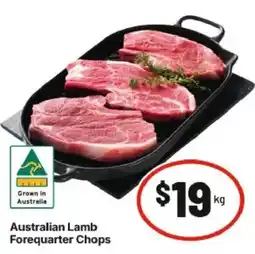 IGA Australian Lamb Forequarter Chops offer